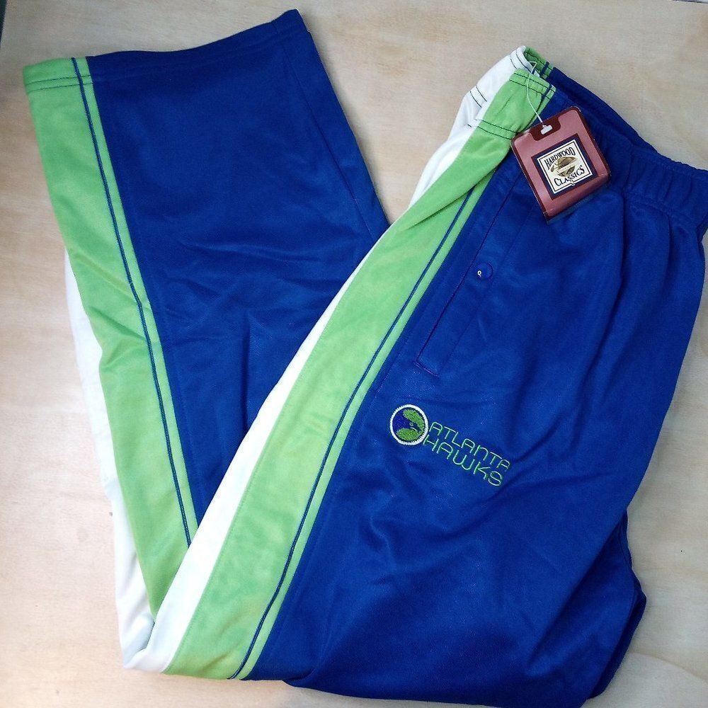 NWT Reebok Hardwood Classics Atlanta Hawks Sweatpants Trainers Warm Up